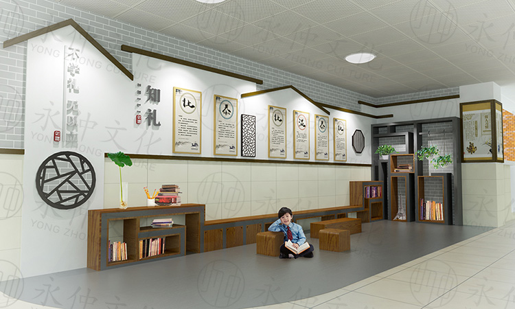 郑州创新街小学走廊文化墙设计案例