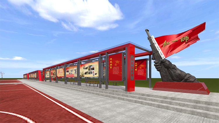 商丘军史长廊文化建设公司—军史长廊文化设计的原则有哪些-郑州校园